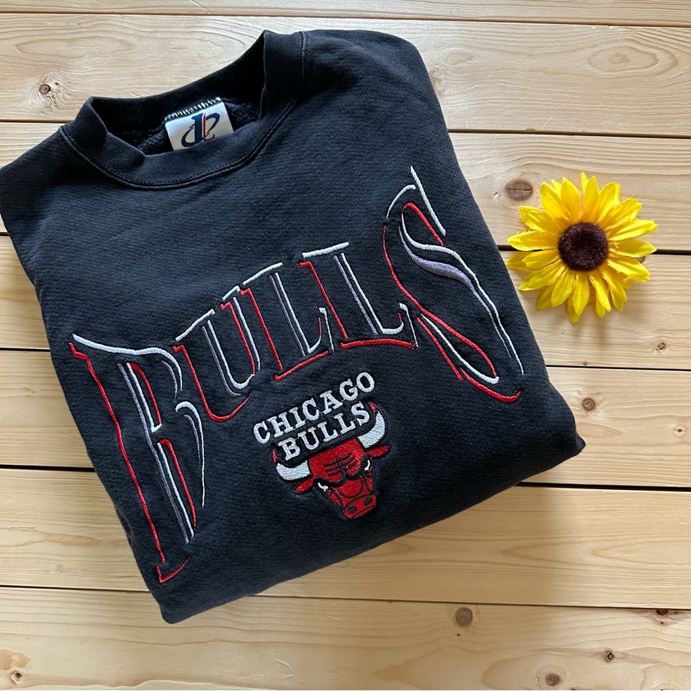 Vintage Chicago Bulls Crew Neck Sweatshirt